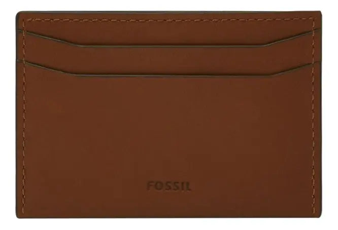 Tarjetero Fossil Hombre Ml4735210 Westover De Piel Marrón